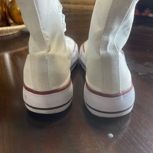 Converse inspired Off-White High-Top Sneakers - Picture 3 of 7